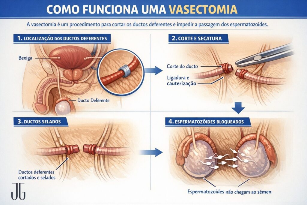 Como funciona o procedimento de vasectomia