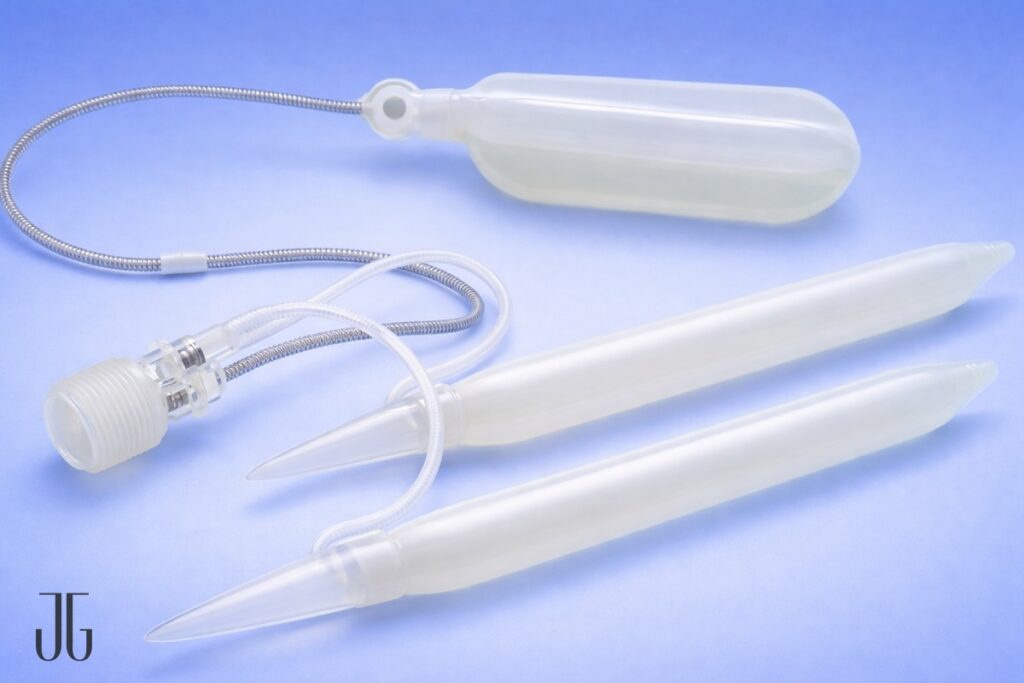 Prótese peniana inflável