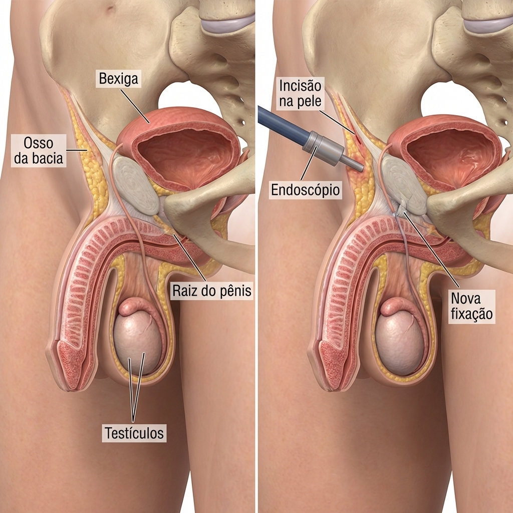 cirurgia do ligamento suspensor (ligamentotomia)