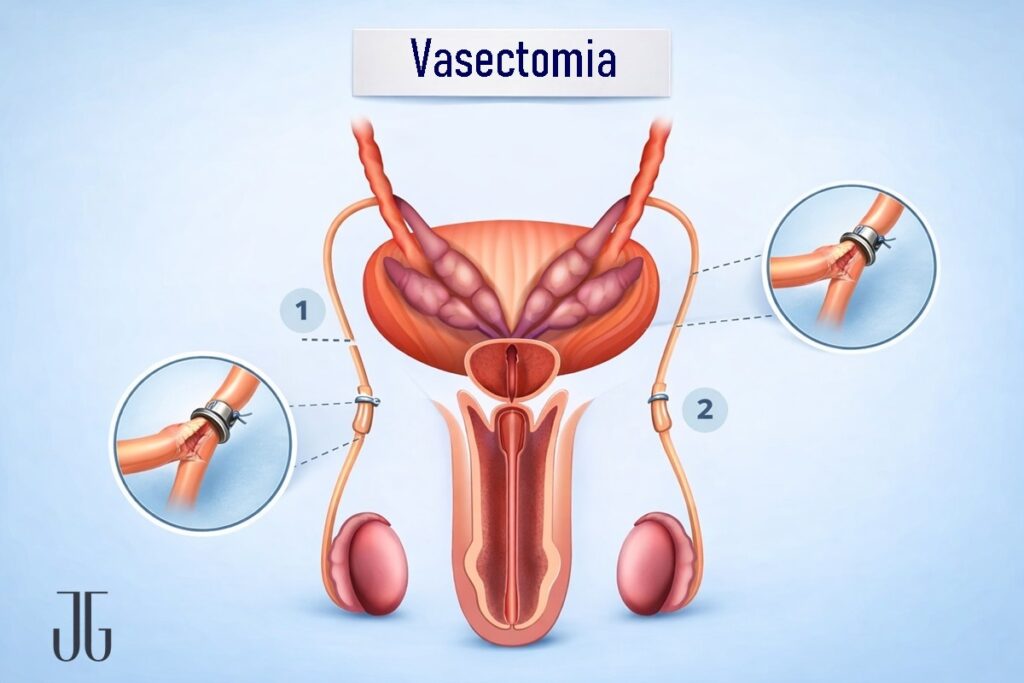 como é feito a vasectomia