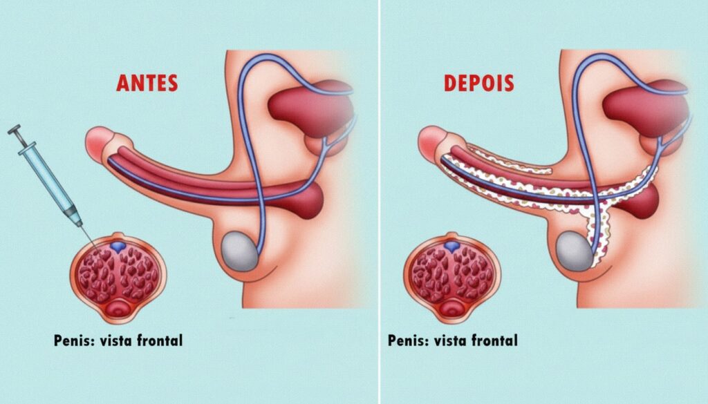 engrossamento peniano antes e depois