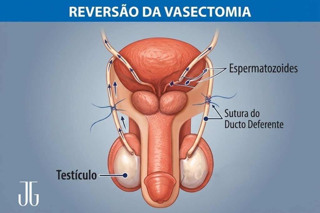como é feito a reversão da vasectomia