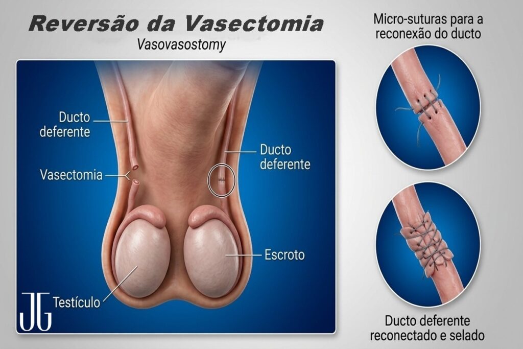 como é feito a reversão de vasectomia