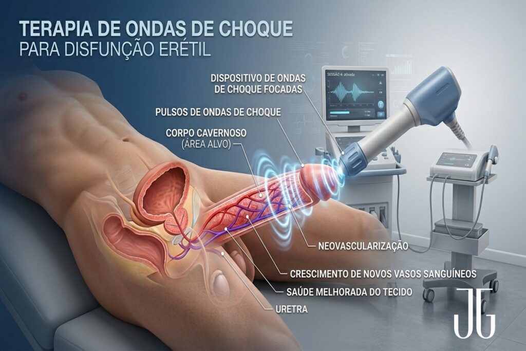 terapia de ondas de choque para disfunção erétil