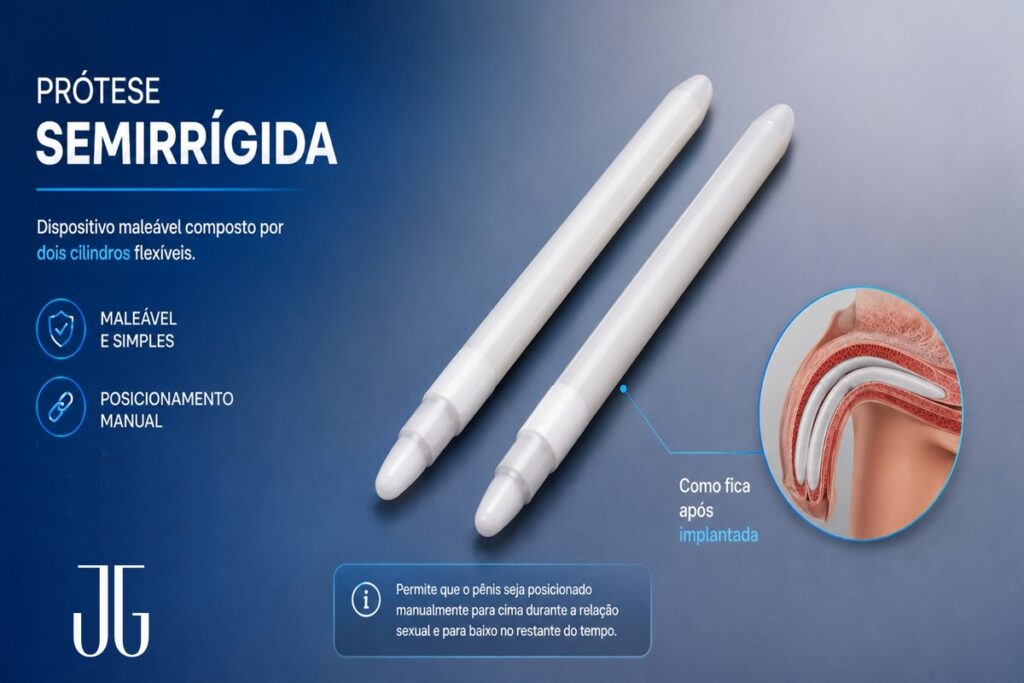 Como funciona a prótese semirígida