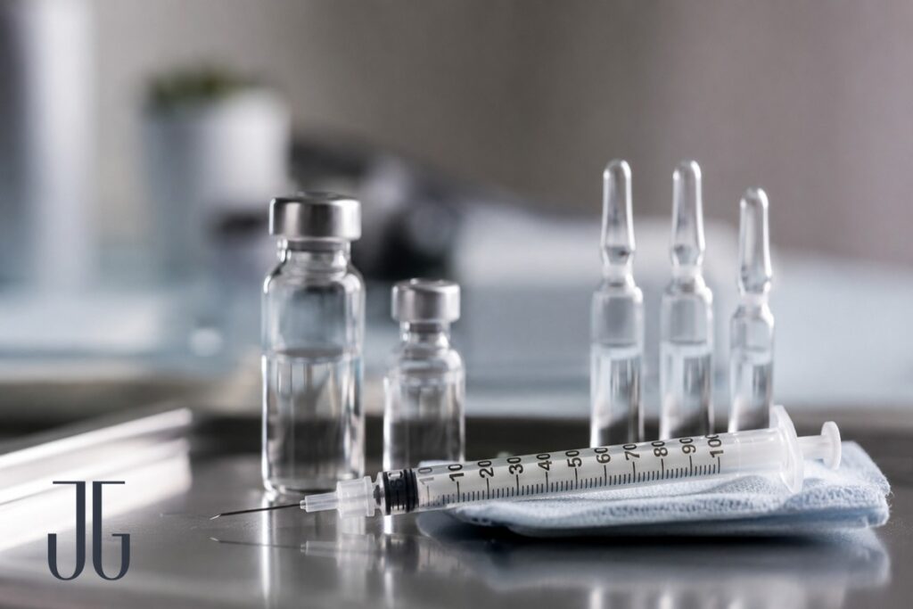 Ampolas de medicamentos injetáveis para disfunção erétil: Caverject, Bimix e Trimix