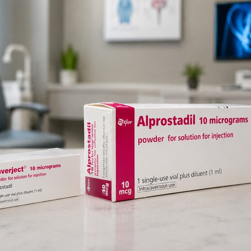 Qual medicamento substitui o Caverject® (alprostadil) que foi descontinuado