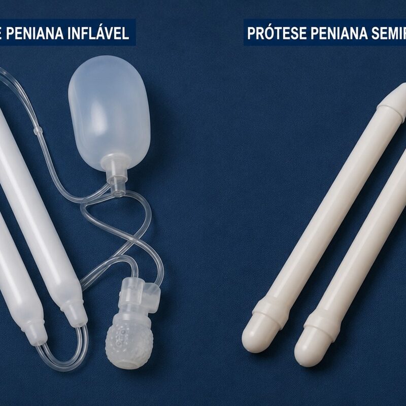 Vantagens e Desvantagens da Prótese Peniana Inflável e Semrígida