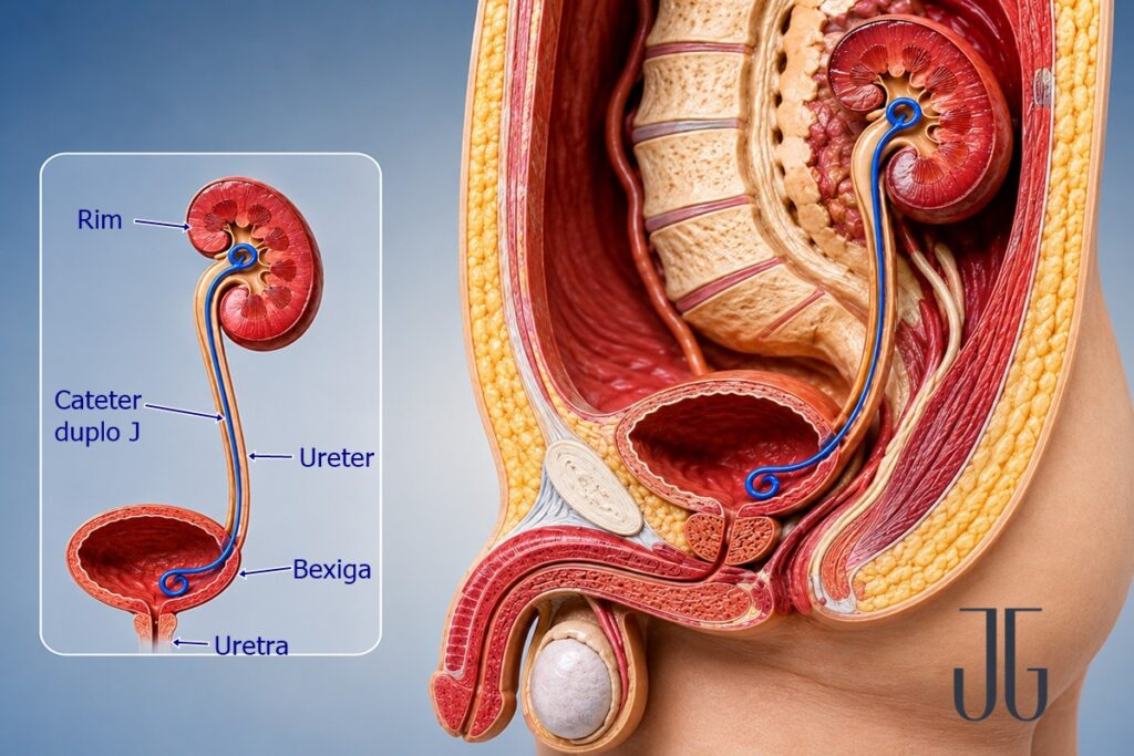 cirurgia de retirada do cateter duplo J
