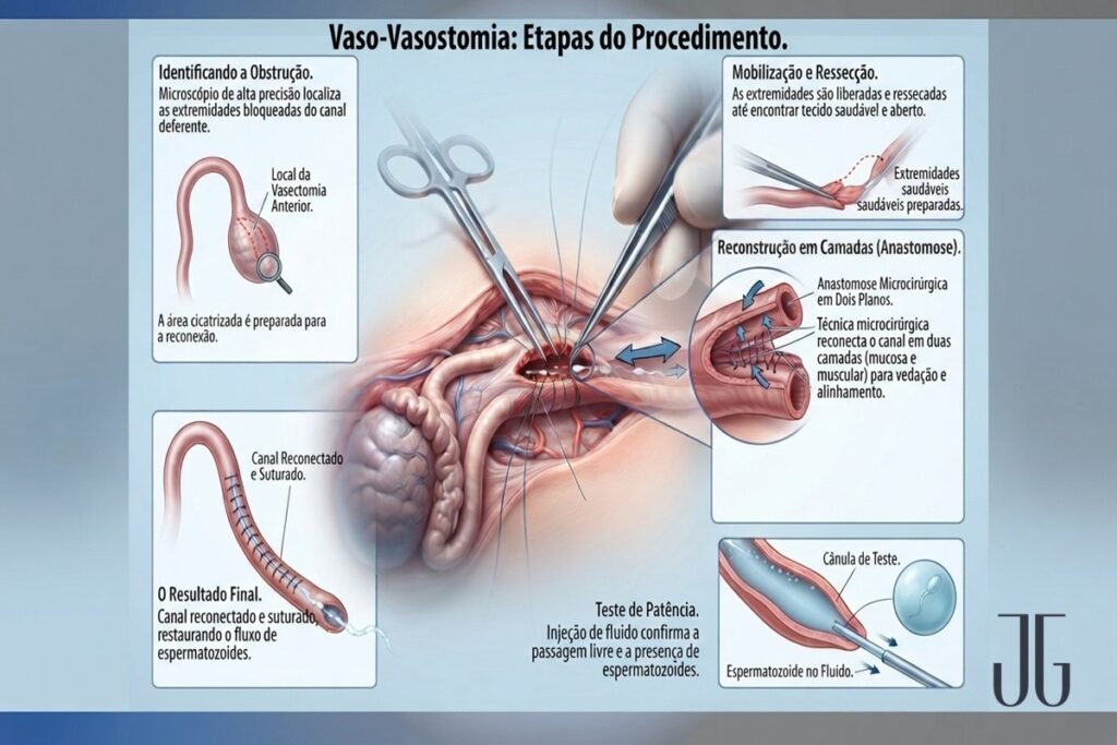 como é a reversão de vasectomia