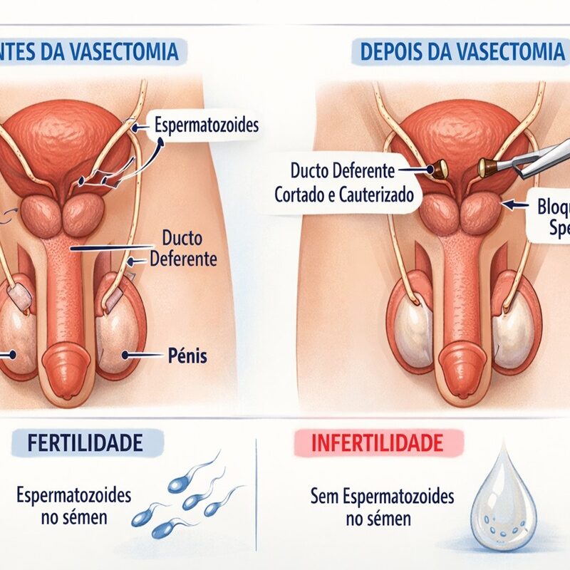 como é feito a Vasectomia
