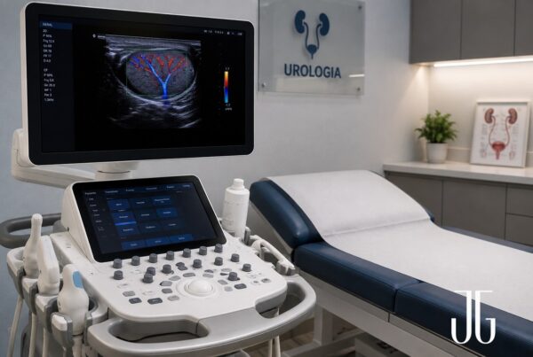 Ultrassonografia da bolsa escrotal com Doppler